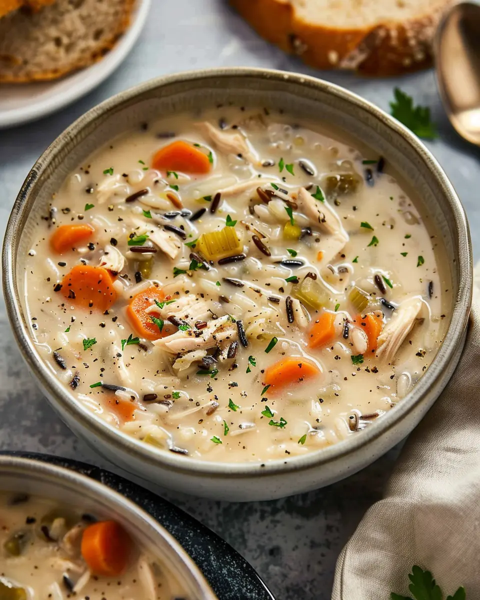 Creamy Crockpot Chicken Wild Rice Soup: The Best Comfort Food
