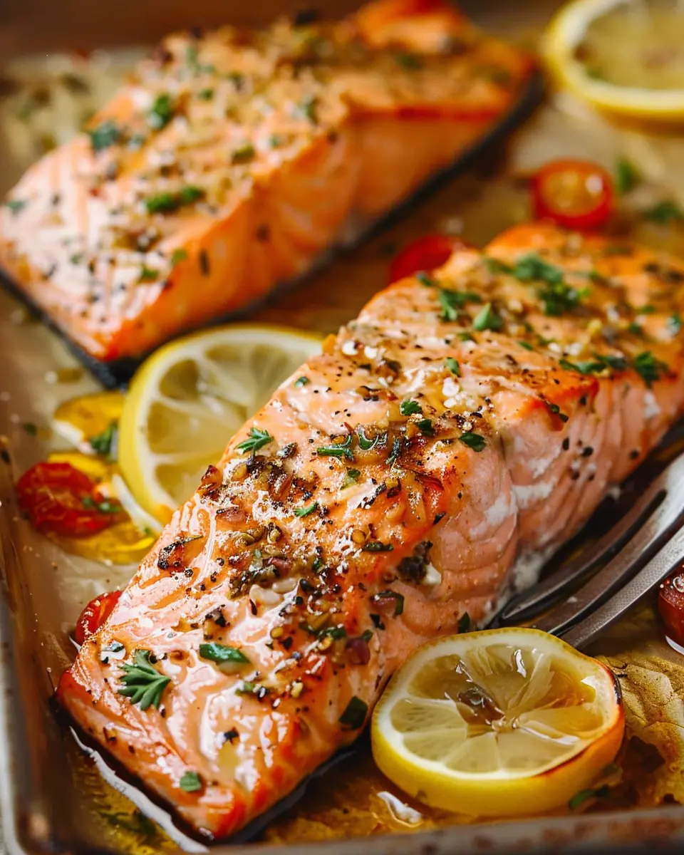 The Best Baked Salmon Recipe with Turkey Bacon Twist for Family Feasts