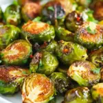 Garlic Roasted Brussels Sprouts