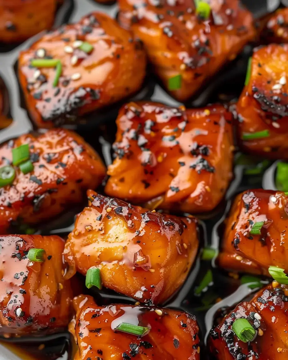 Honey Garlic Salmon Bites: Easy, Flavorful Treats for Dinner