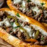 Ground Beef Philly Cheesesteaks