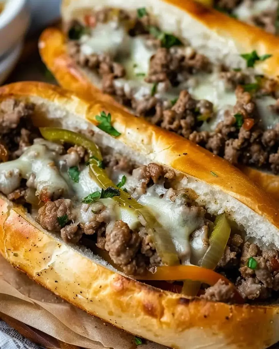 Ground Beef Philly Cheesesteaks: Easy and Delicious at Home