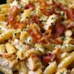 Chicken Bacon Ranch Pasta