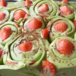 Strawberry Matcha Latte Rolls