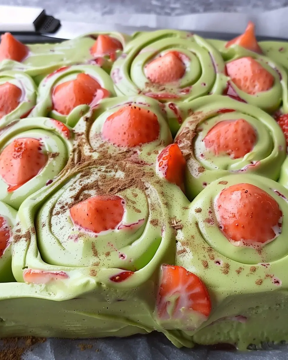 Strawberry Matcha Latte Rolls: Indulgent Treat for All Bakers