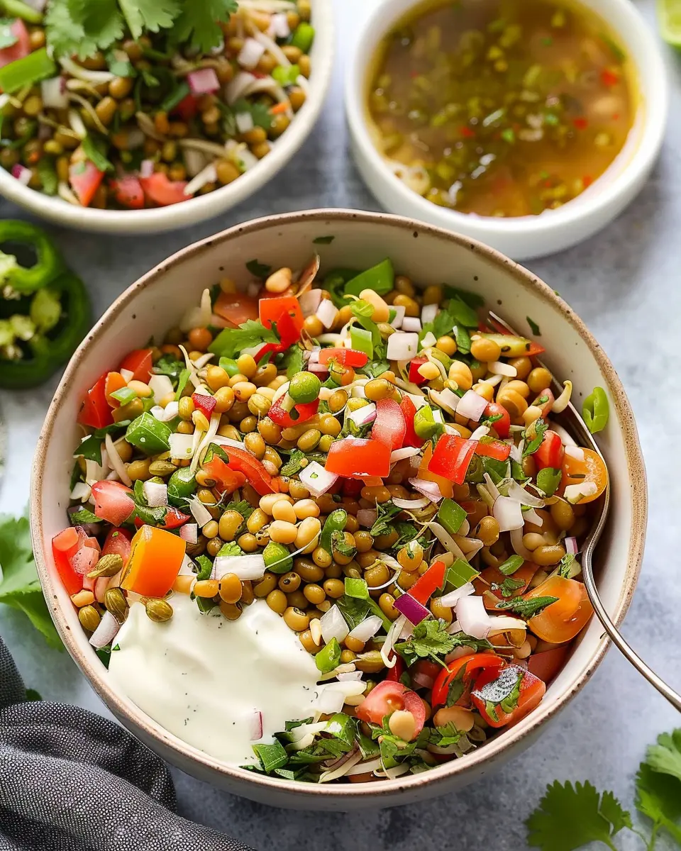 Sprouted Mung Bean Salad: Easy, Healthy, and Deliciously Fresh
