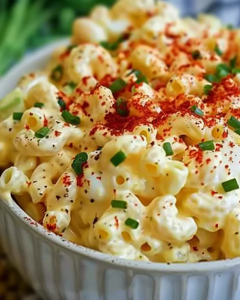 Deviled Egg Macaroni Salad: Easy and Flavorful Family Delight