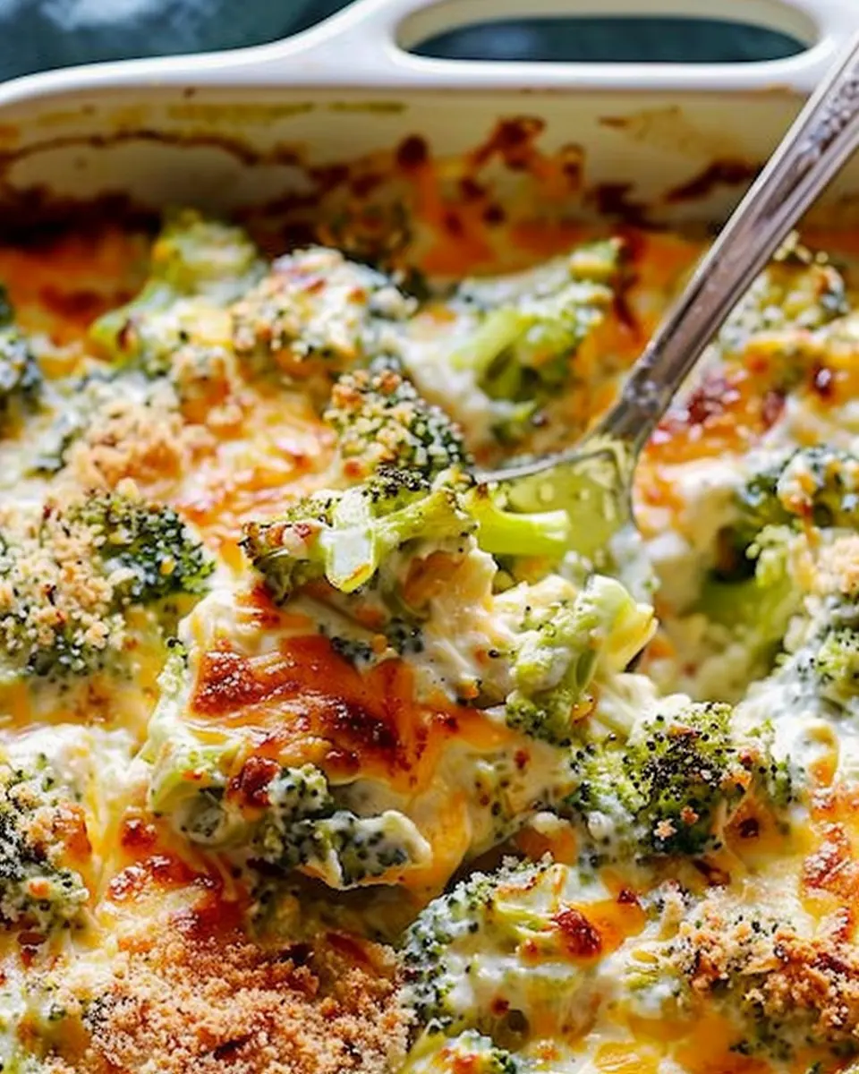Broccoli Cheese Casserole Recipe: Easy Comfort Food with Turkey Bacon