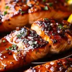 Honey Garlic Glazed Salmon