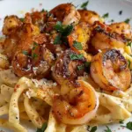 Cajun Shrimp Pasta with Salmon